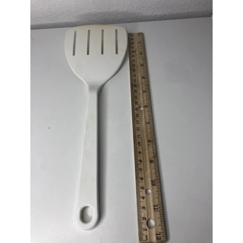 Vintage Tailor Made 4 Slot Nylon Spatula Turner Flipper White 11.5 Retro Kitchen
